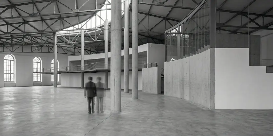 Intérieur architectural contemporain
